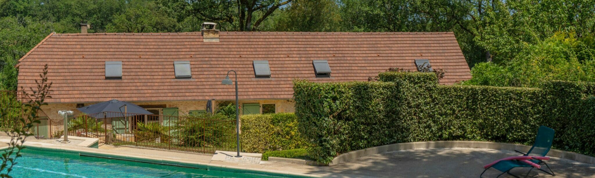Grande piscine de la Longère grand gîte 15 personnes du Clos des Aubiers